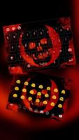 Blood Skull Keyboard poster