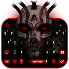 red skull theme totem icône