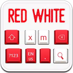 Rot Weiß Tastatur APK Herunterladen