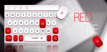 Red White Keyboard