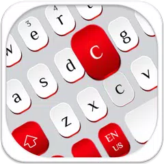 Red White Keyboard APK download