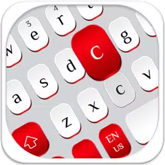 Red White Keyboard アプリダウンロード