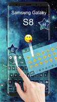 Teclado para Galaxy S8 Cartaz