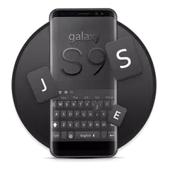 Black Professional Keyboard for Samsung S9 APK download