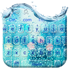 Water Glass Keyboard Theme ไอคอน