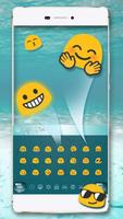 Water Keyboard Theme اسکرین شاٹ 2