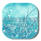 Water Droplets Grass Keyboard icône