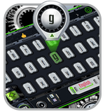 green geek machine keyboard आइकन