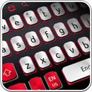White And Red Simple Keyboard APK