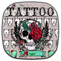 Baixar Teclado Tatuagem De Caveira APK