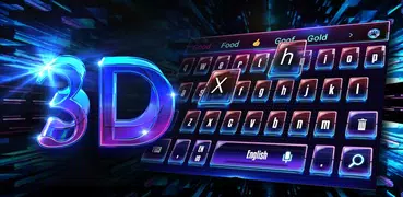 3D Laser Science keyboard