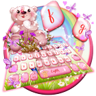 Cute Bear Rainbow Keyboard biểu tượng