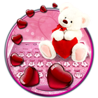 Furry Bear Love Keyboard icône