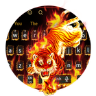 Clavier Flamme Tigre icône