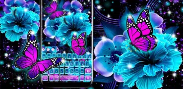 Мерцающая цветочная бабочка