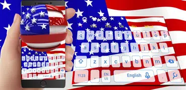 USA Flag Keyboard