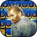 Motyw klawiatury Van Gogha aplikacja
