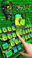 Zombie Graffiti Skull Keyboard Theme screenshot 2