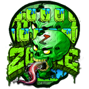 Zombie Skull Graffiti Cool Keyboard Theme APK