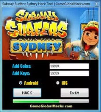 Unlimited Keys Subway Surfers 1.0 Free Download