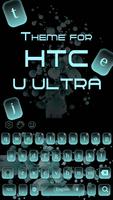 Teclado preto para HTC U imagem de tela 2