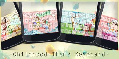 Childhood Theme Keyboard Cartaz
