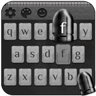 Gray Alloy Typewriter Zeichen