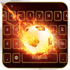 Football Fire Keyboard icono