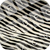 Girly Zebra Keyboard Theme icon
