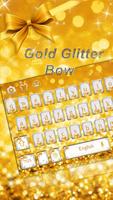 Gold Shining Keyboard Theme poster
