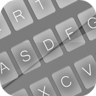 Grey Keyboard Theme Keypad icône