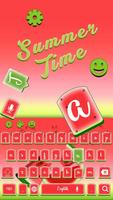 Succulent Watermelon Keyboard poster