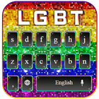 LGBT five-color g icône
