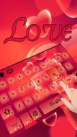 Love Scarlet Heart Keyboard capture d'écran 2