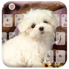 Lovely Puppy Theme Keyboard