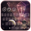 Roxo Horóscopo Typewriter APK