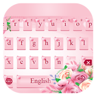 Peach Blossom Rose Typewriter icon