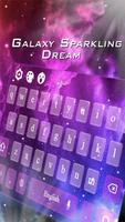 Electronic Purple Galaxy Theme Plakat