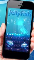 Transparent Jellyfish Keyboard Affiche