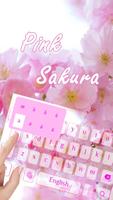 Pink Sakura Theme Affiche