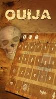 Ouija Skull Keyboard poster