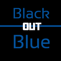 Black and Blue Keyboard Skin