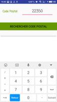 Code Postal capture d'écran 1