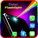 Color Flashlight blinking on Call SMS Notification APK
