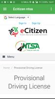 Poster Ecitizen NTSA Kenya