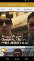 Clementino news video testi capture d'écran 2