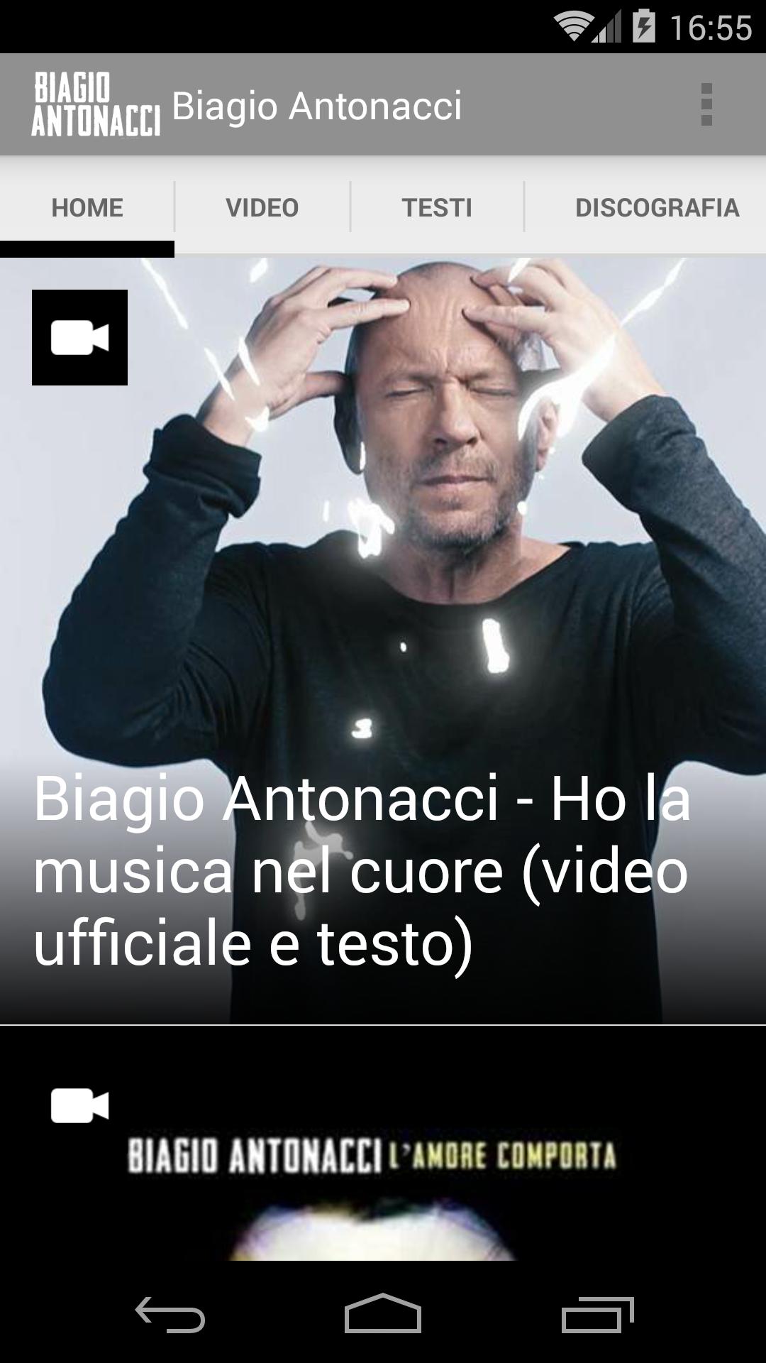 SCARICA DISCOGRAFIA DI BIAGIO ANTONACCI