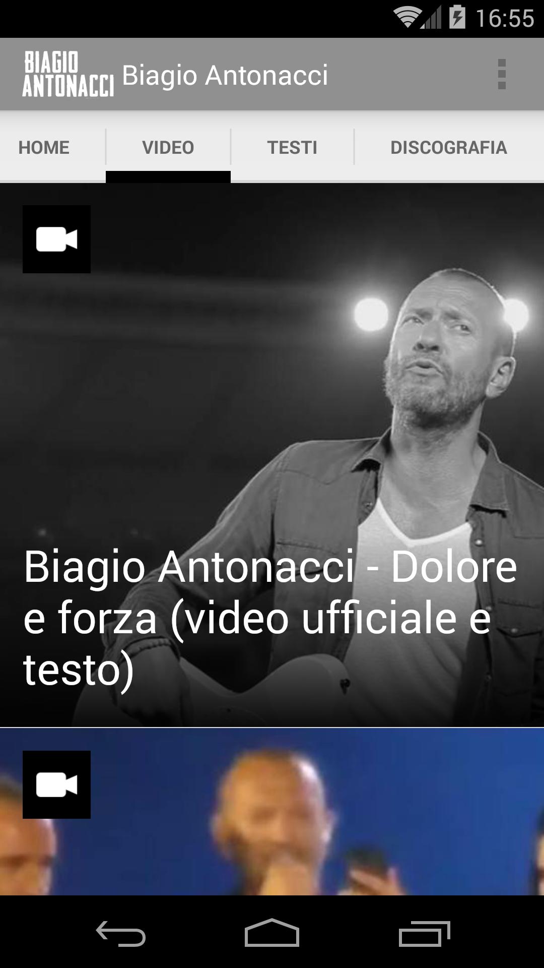 SCARICA DISCOGRAFIA DI BIAGIO ANTONACCI