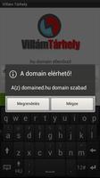 .hu Domain ellenőrző 포스터