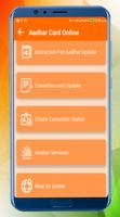 Aadhar Card Update, Download, Status capture d'écran 1